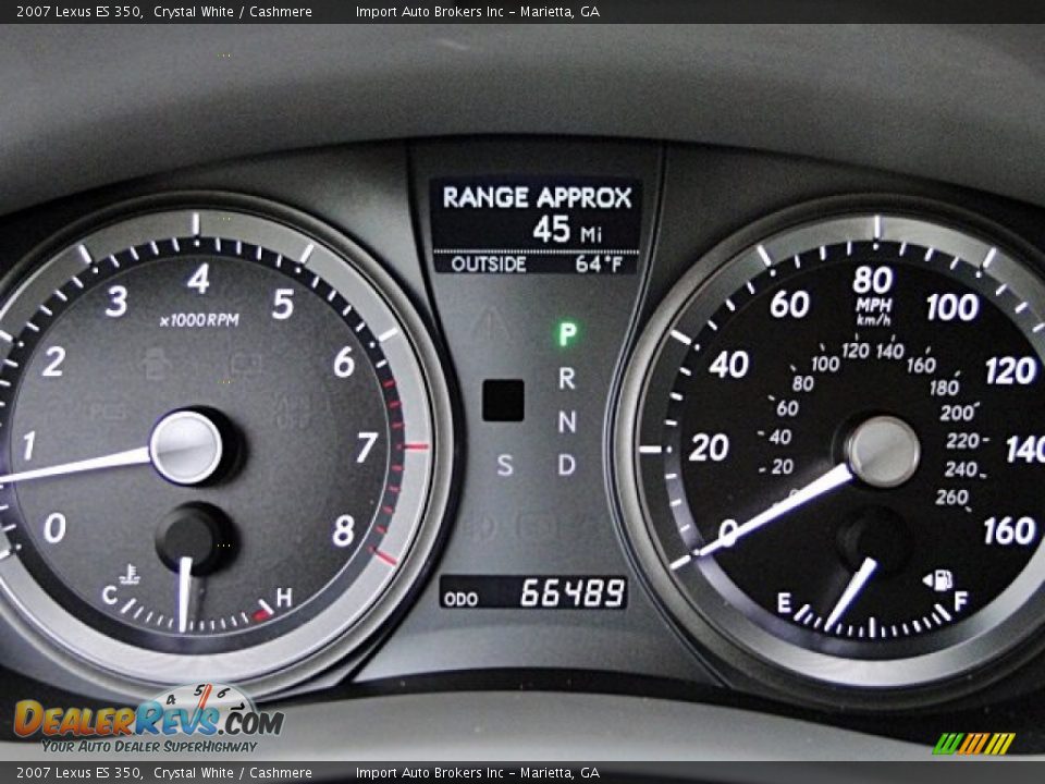 2007 Lexus ES 350 Crystal White / Cashmere Photo #13