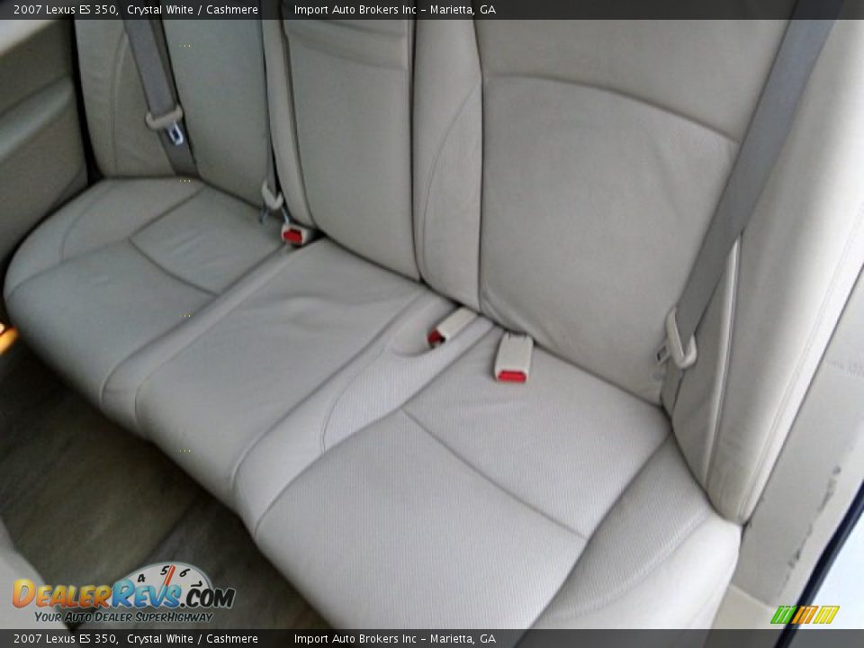 2007 Lexus ES 350 Crystal White / Cashmere Photo #18