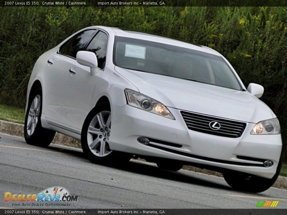2007 Lexus ES 350 Crystal White / Cashmere Photo #19