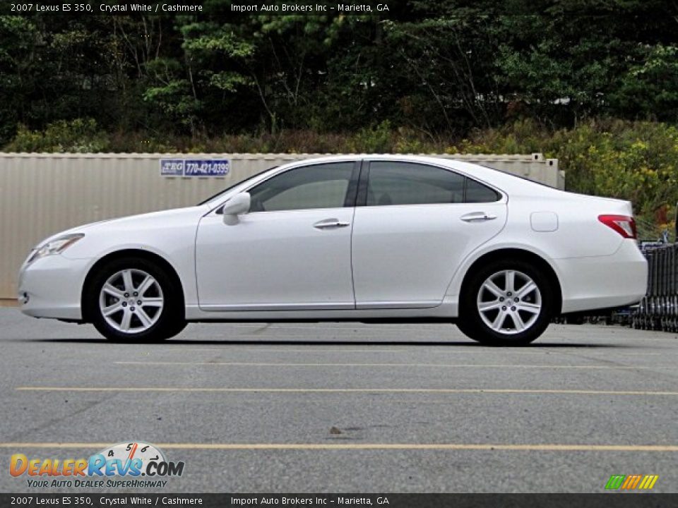 2007 Lexus ES 350 Crystal White / Cashmere Photo #21