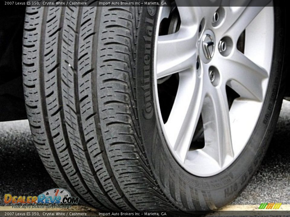 2007 Lexus ES 350 Crystal White / Cashmere Photo #22