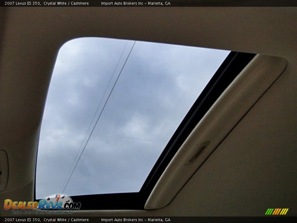 2007 Lexus ES 350 Crystal White / Cashmere Photo #25