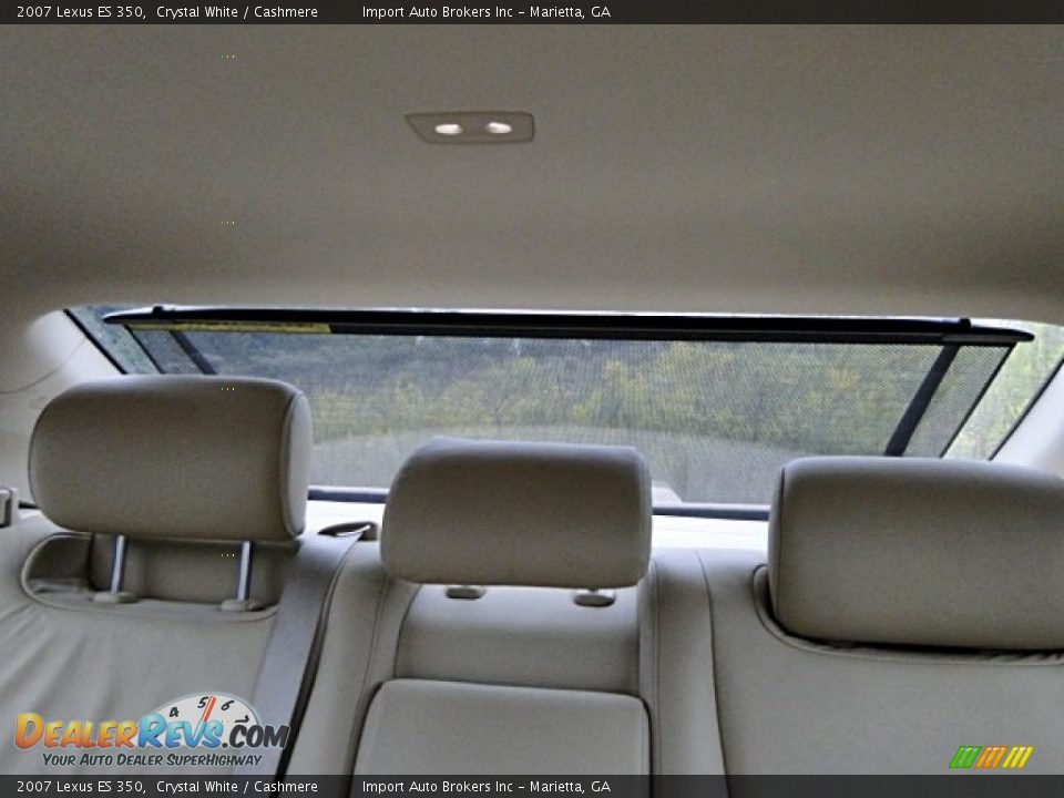 2007 Lexus ES 350 Crystal White / Cashmere Photo #27