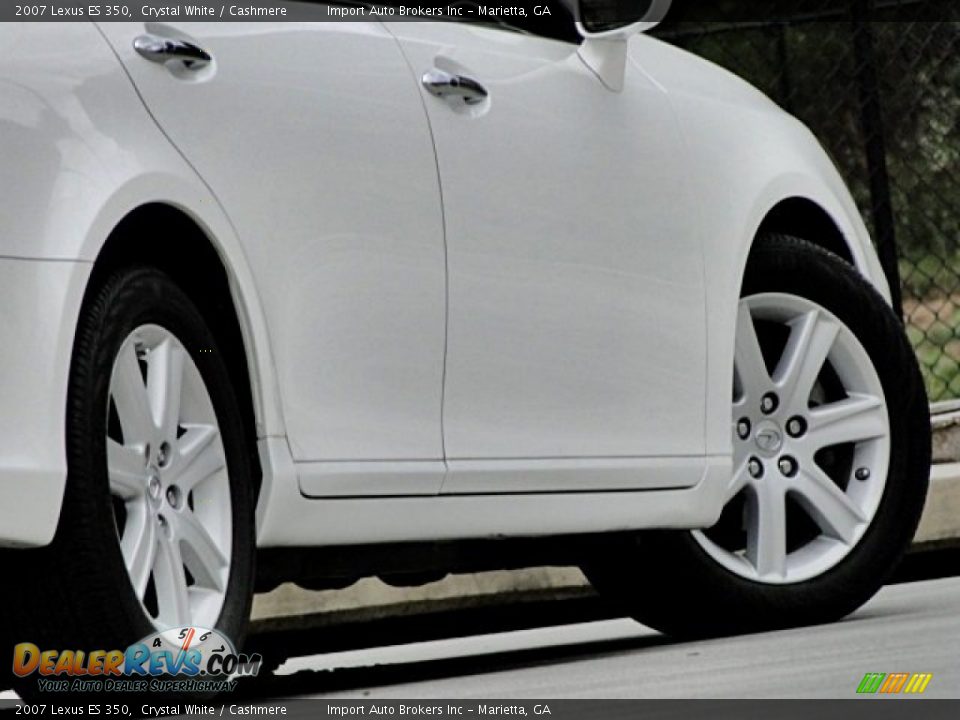 2007 Lexus ES 350 Crystal White / Cashmere Photo #29
