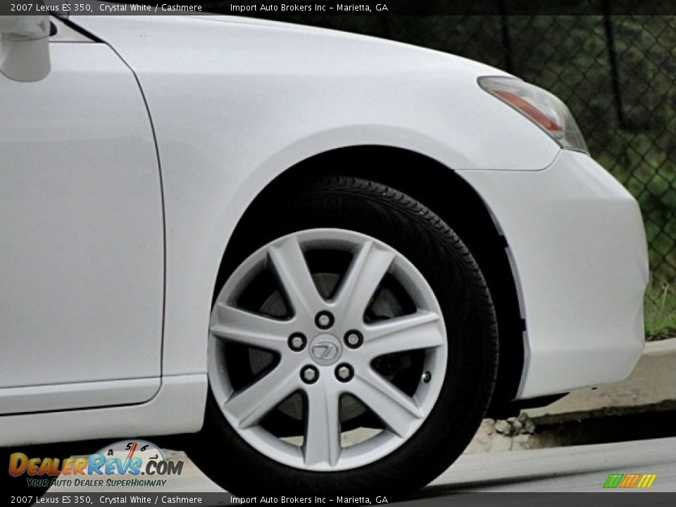 2007 Lexus ES 350 Crystal White / Cashmere Photo #31