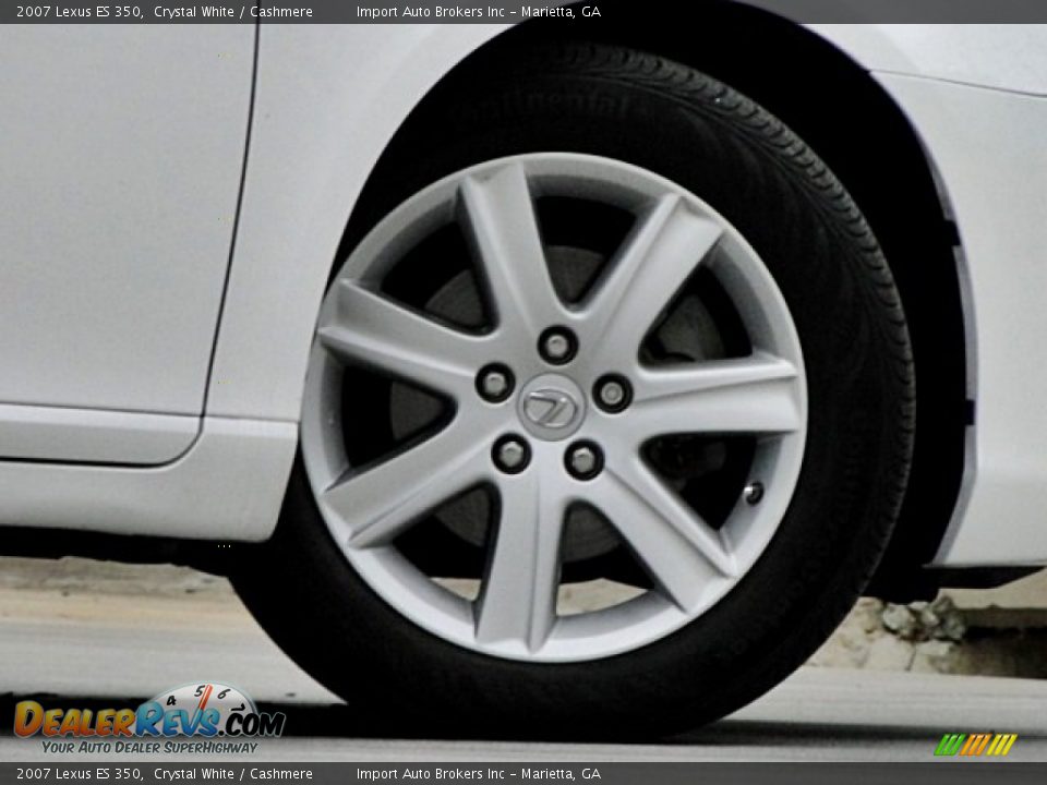 2007 Lexus ES 350 Crystal White / Cashmere Photo #32