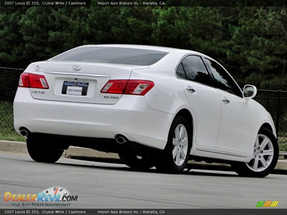2007 Lexus ES 350 Crystal White / Cashmere Photo #33