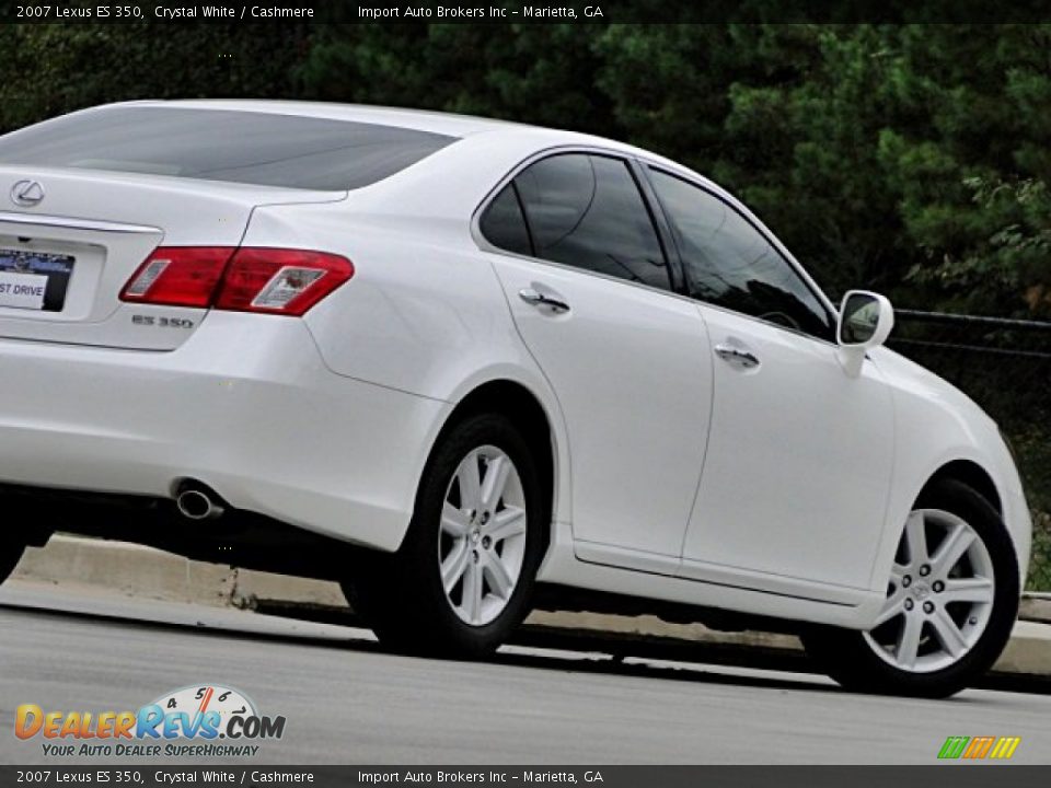 2007 Lexus ES 350 Crystal White / Cashmere Photo #34