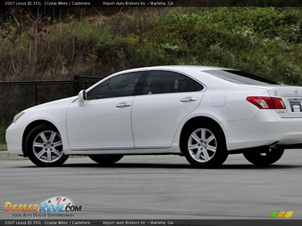 2007 Lexus ES 350 Crystal White / Cashmere Photo #35