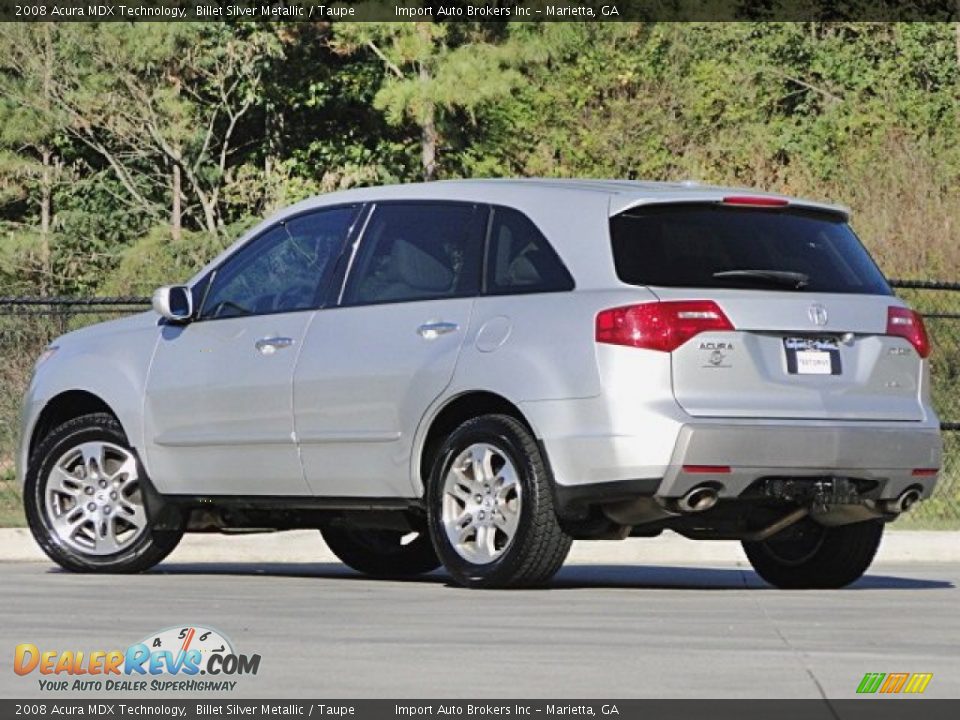 2008 Acura MDX Technology Billet Silver Metallic / Taupe Photo #2