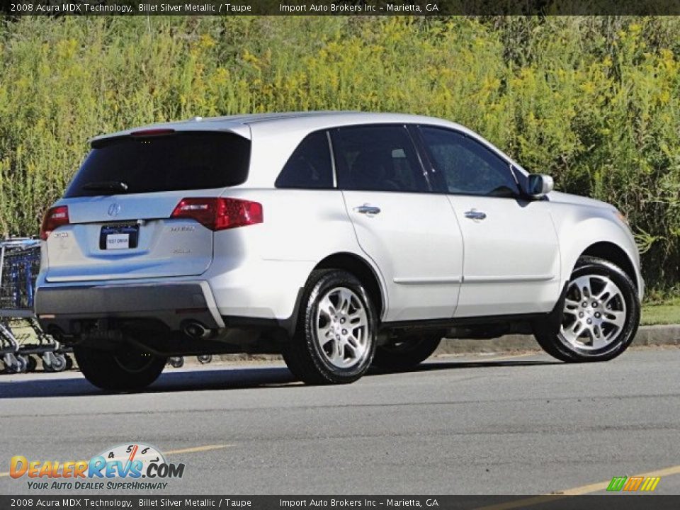 2008 Acura MDX Technology Billet Silver Metallic / Taupe Photo #4