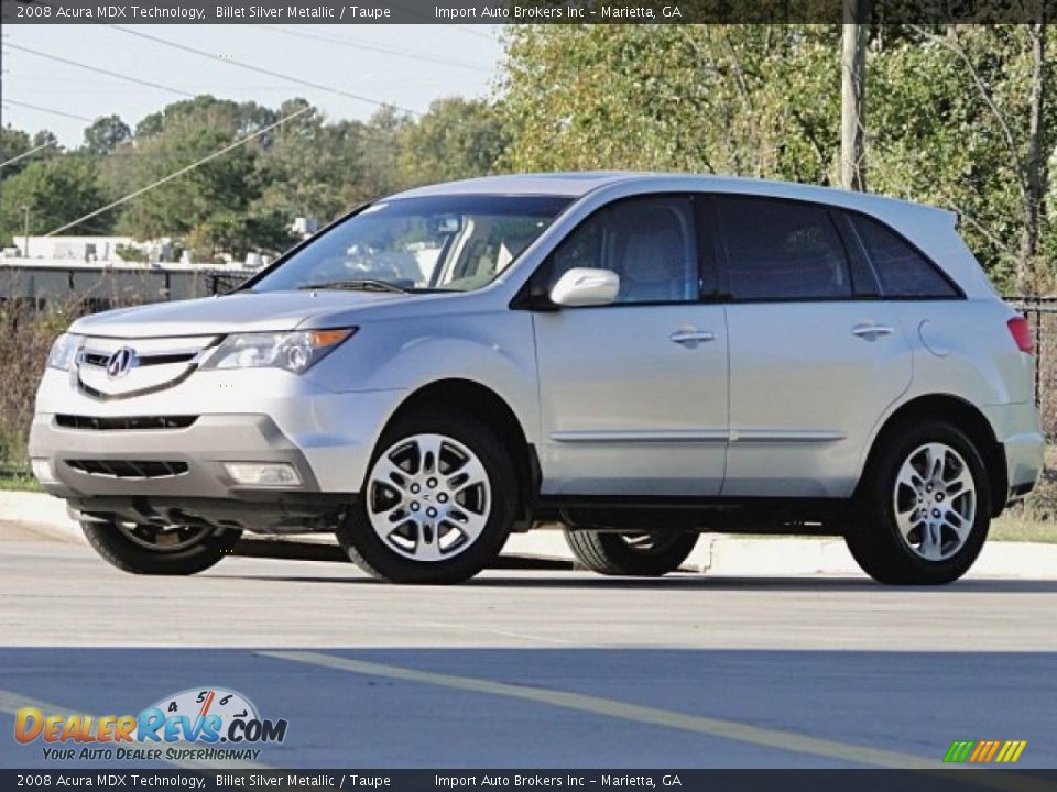 Billet Silver Metallic 2008 Acura MDX Technology Photo #5