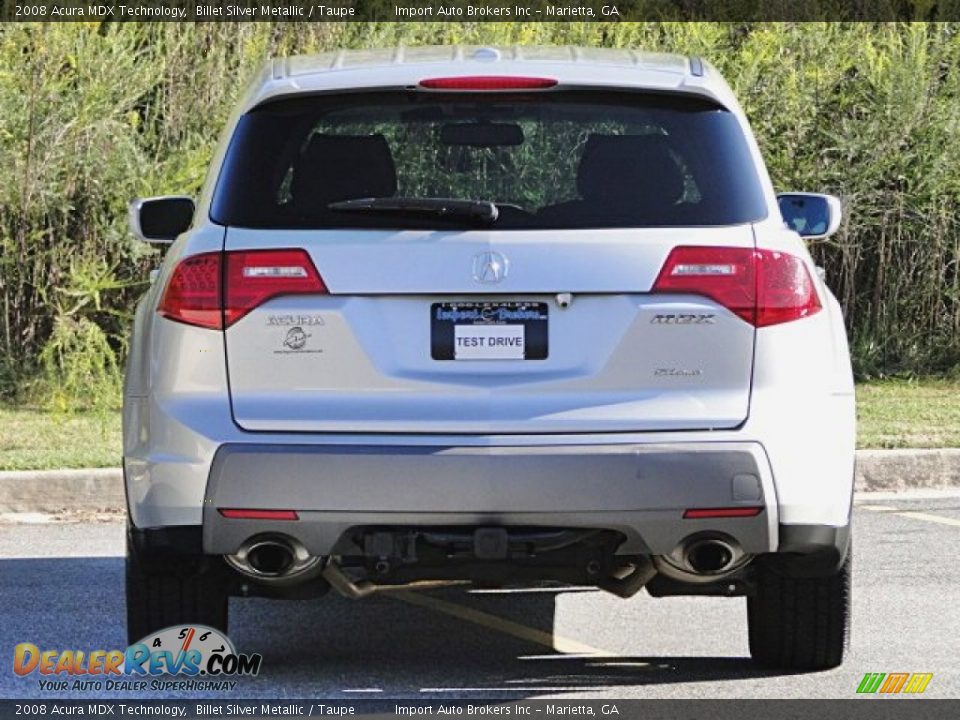 2008 Acura MDX Technology Billet Silver Metallic / Taupe Photo #7