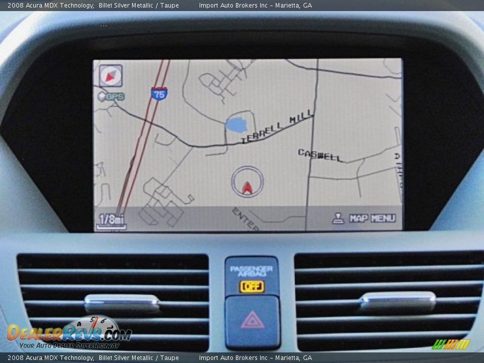 Navigation of 2008 Acura MDX Technology Photo #12