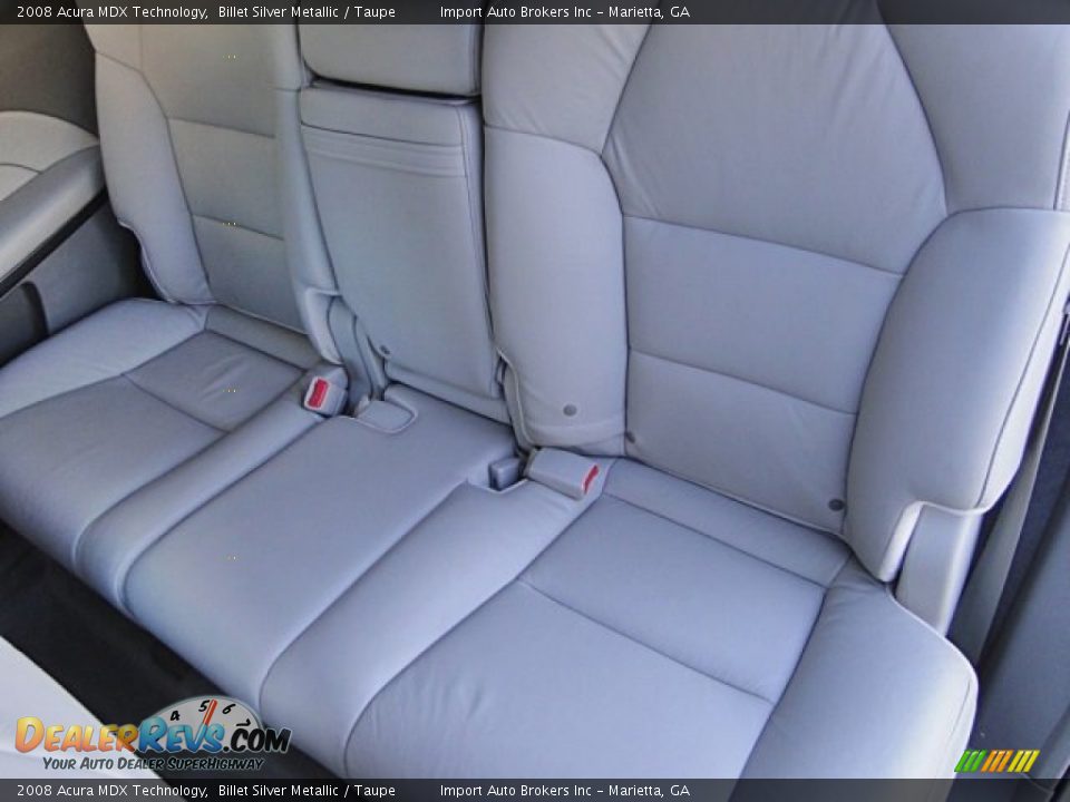 2008 Acura MDX Technology Billet Silver Metallic / Taupe Photo #16