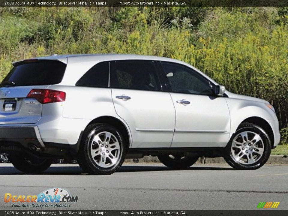 2008 Acura MDX Technology Billet Silver Metallic / Taupe Photo #17