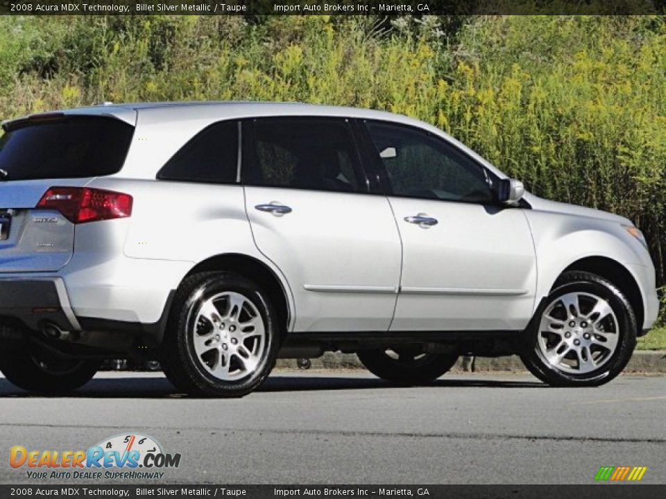 2008 Acura MDX Technology Billet Silver Metallic / Taupe Photo #19