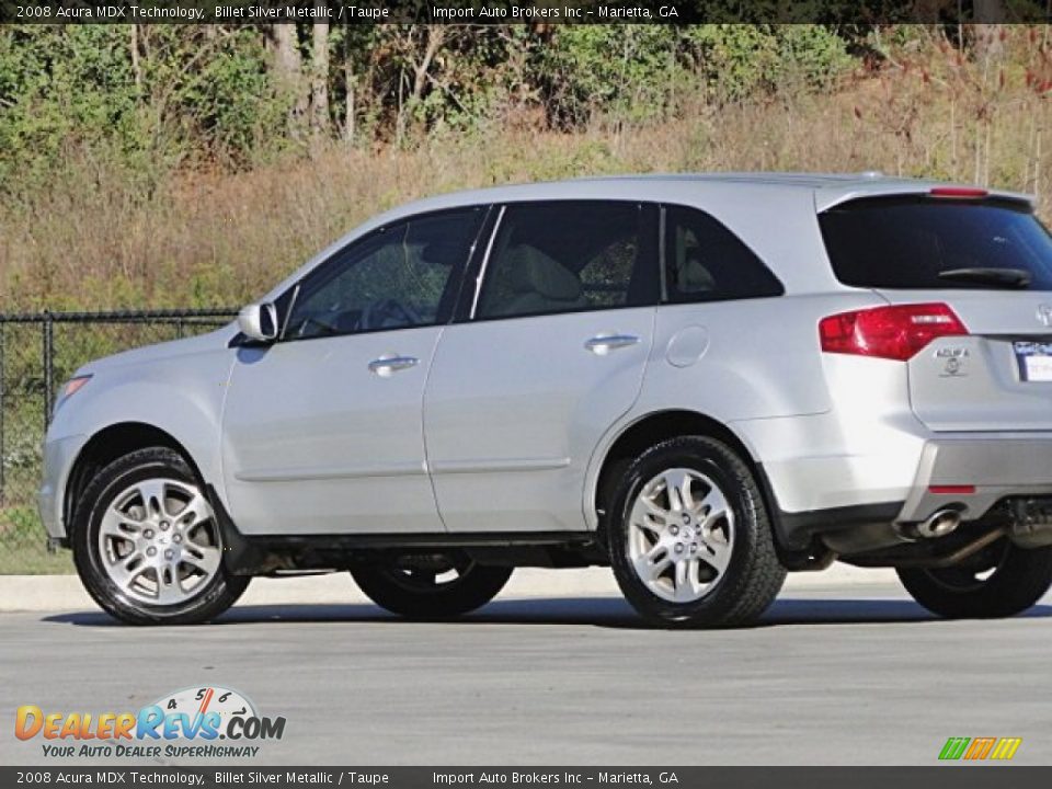 2008 Acura MDX Technology Billet Silver Metallic / Taupe Photo #22