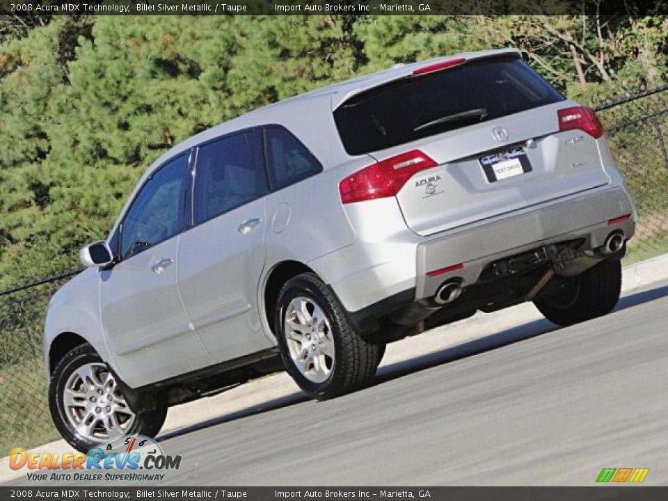 2008 Acura MDX Technology Billet Silver Metallic / Taupe Photo #23
