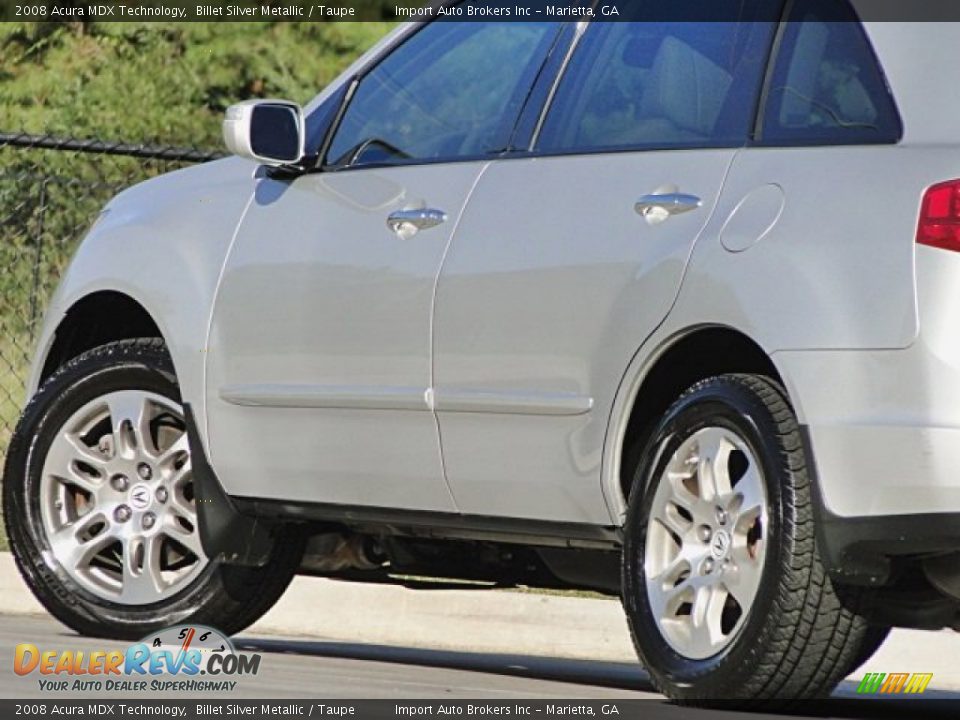 2008 Acura MDX Technology Billet Silver Metallic / Taupe Photo #25