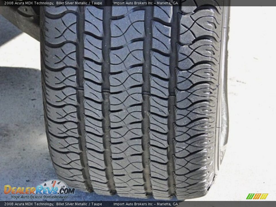 2008 Acura MDX Technology Billet Silver Metallic / Taupe Photo #27