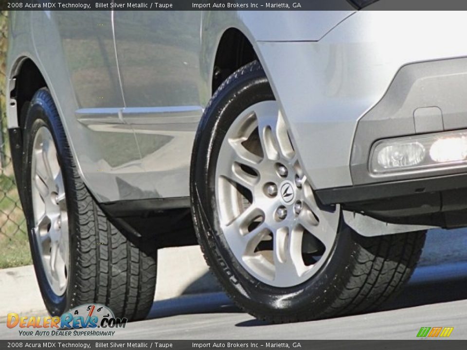 2008 Acura MDX Technology Billet Silver Metallic / Taupe Photo #31