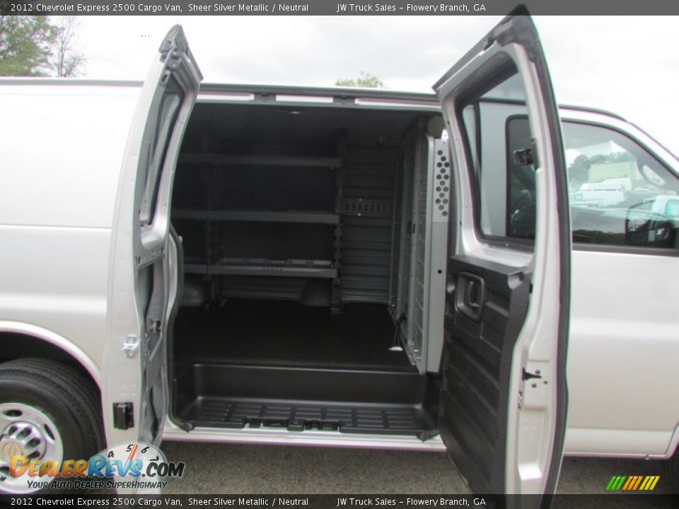 2012 Chevrolet Express 2500 Cargo Van Sheer Silver Metallic / Neutral Photo #14