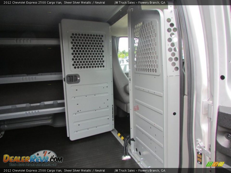 2012 Chevrolet Express 2500 Cargo Van Sheer Silver Metallic / Neutral Photo #18