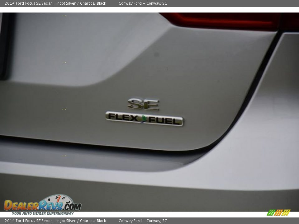 2014 Ford Focus SE Sedan Ingot Silver / Charcoal Black Photo #6