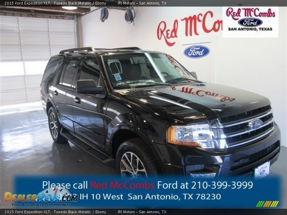 2015 Ford Expedition XLT Tuxedo Black Metallic / Ebony Photo #1