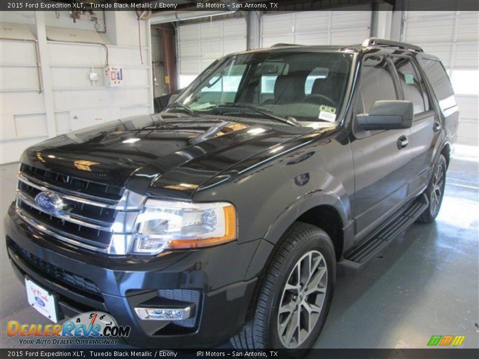 2015 Ford Expedition XLT Tuxedo Black Metallic / Ebony Photo #3