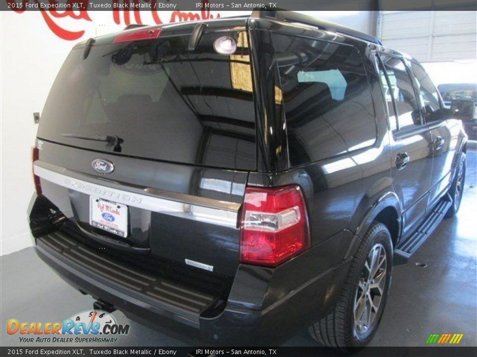 2015 Ford Expedition XLT Tuxedo Black Metallic / Ebony Photo #8