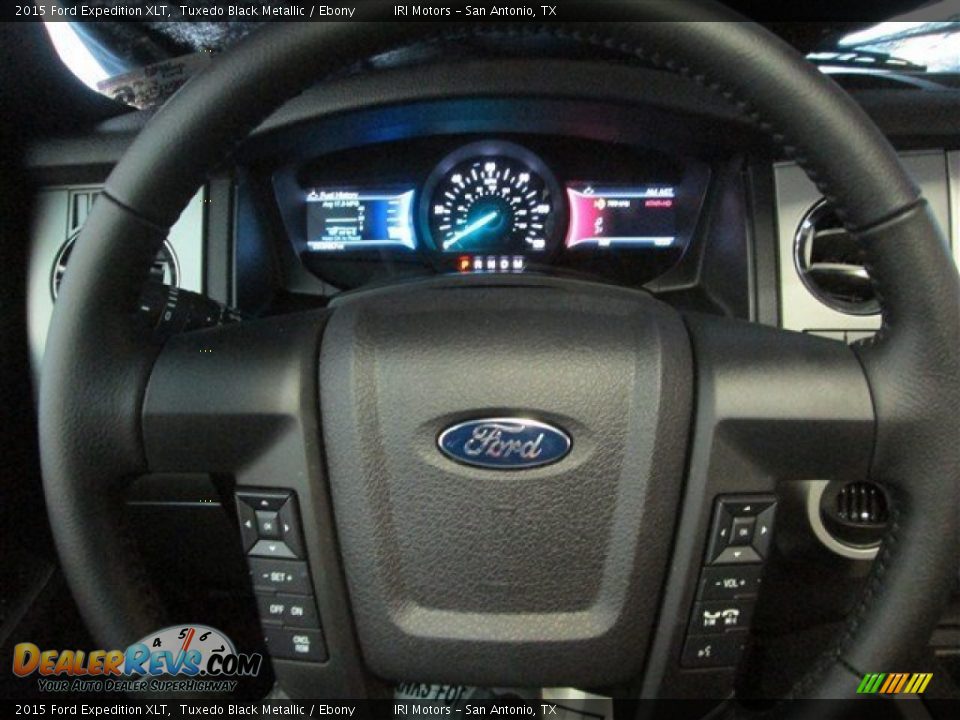 2015 Ford Expedition XLT Tuxedo Black Metallic / Ebony Photo #23