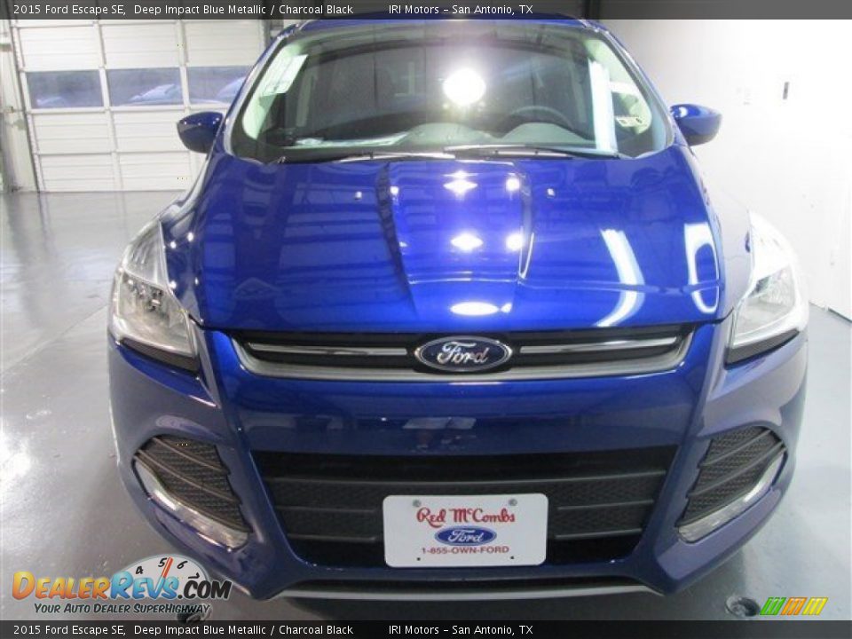 2015 Ford Escape SE Deep Impact Blue Metallic / Charcoal Black Photo #2