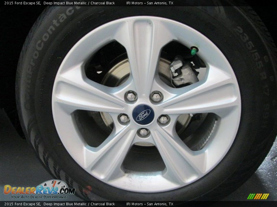 2015 Ford Escape SE Deep Impact Blue Metallic / Charcoal Black Photo #4