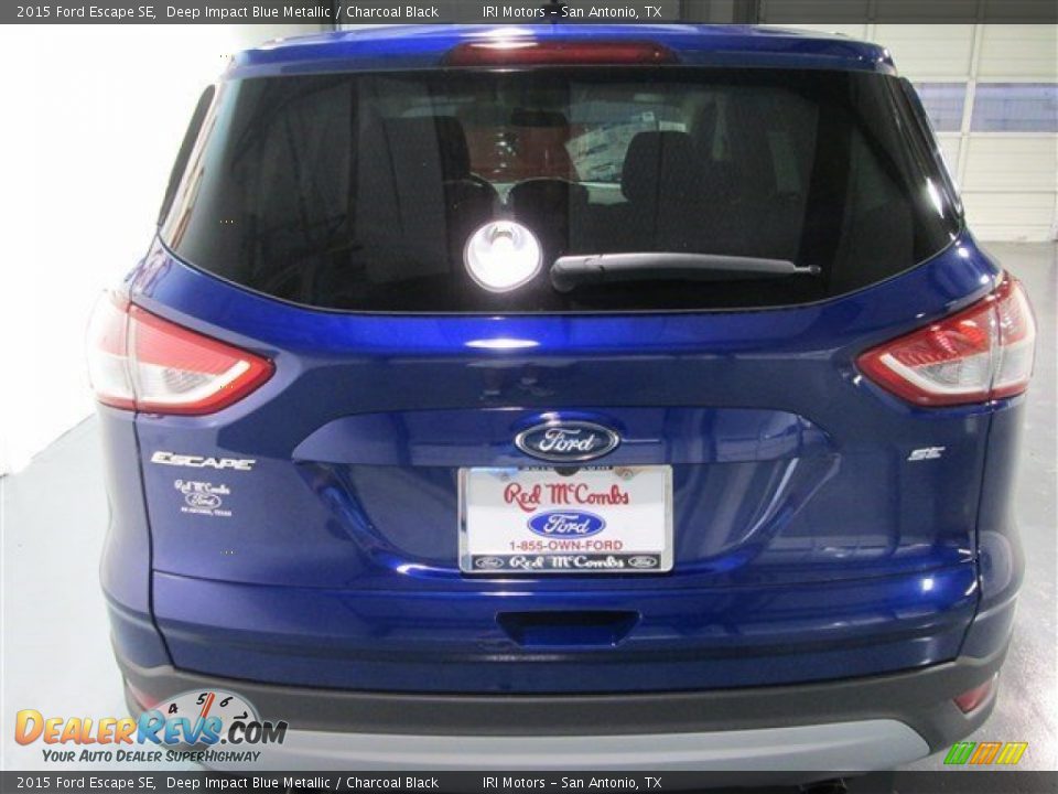 2015 Ford Escape SE Deep Impact Blue Metallic / Charcoal Black Photo #5