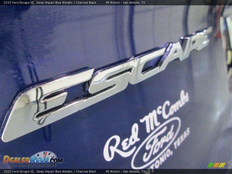 2015 Ford Escape SE Deep Impact Blue Metallic / Charcoal Black Photo #6