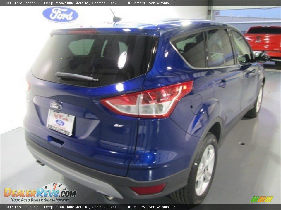 2015 Ford Escape SE Deep Impact Blue Metallic / Charcoal Black Photo #8