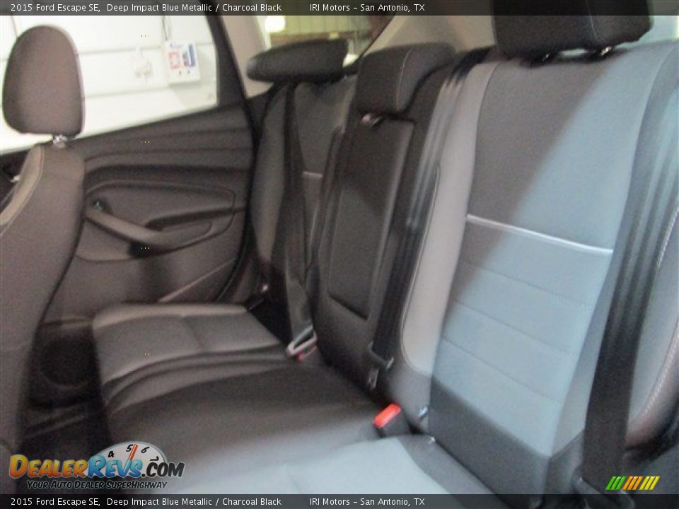 2015 Ford Escape SE Deep Impact Blue Metallic / Charcoal Black Photo #11