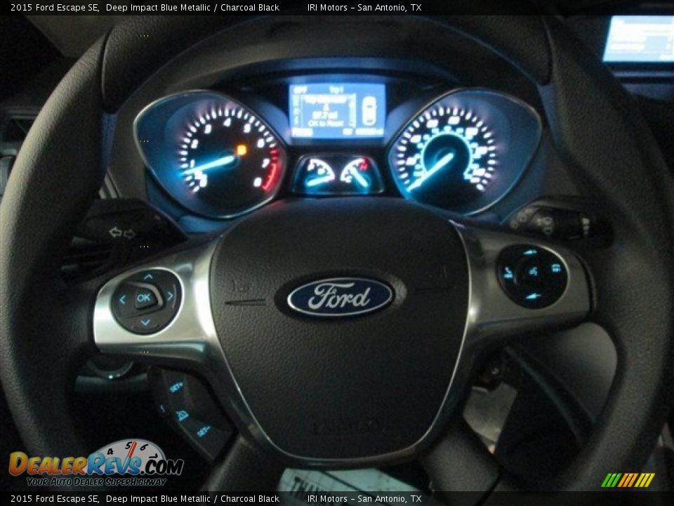 2015 Ford Escape SE Deep Impact Blue Metallic / Charcoal Black Photo #21