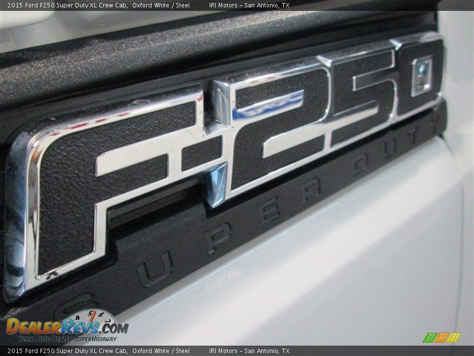 2015 Ford F250 Super Duty XL Crew Cab Oxford White / Steel Photo #4