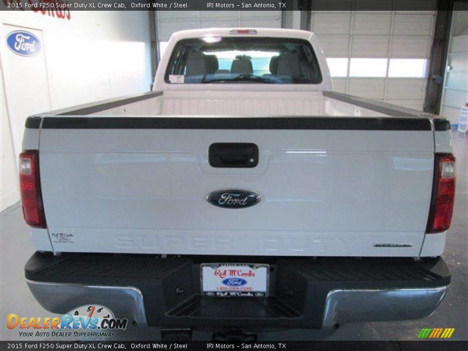 2015 Ford F250 Super Duty XL Crew Cab Oxford White / Steel Photo #6