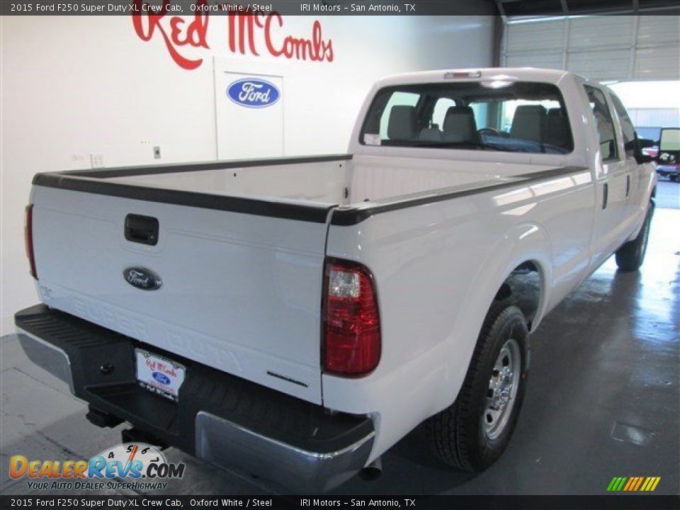 2015 Ford F250 Super Duty XL Crew Cab Oxford White / Steel Photo #8