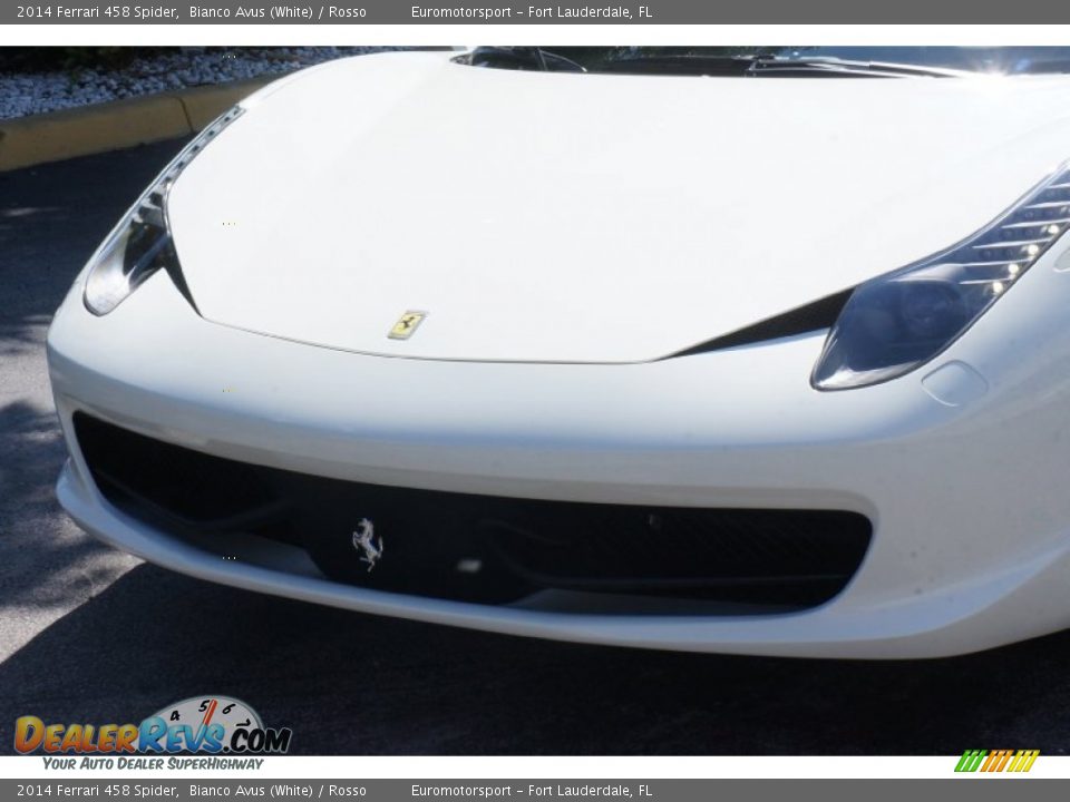 2014 Ferrari 458 Spider Bianco Avus (White) / Rosso Photo #4