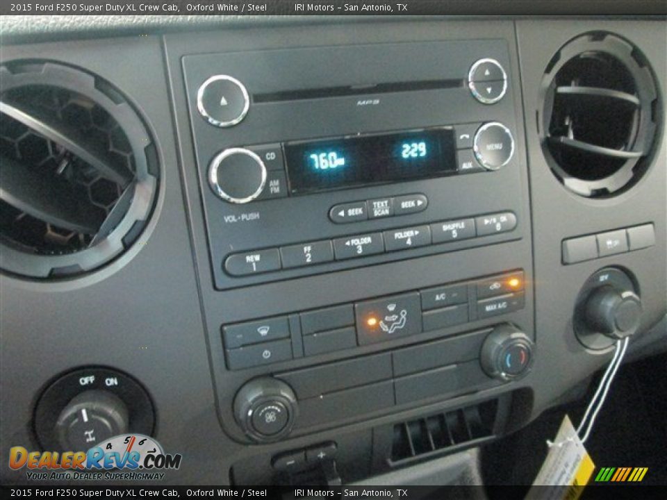 2015 Ford F250 Super Duty XL Crew Cab Oxford White / Steel Photo #15