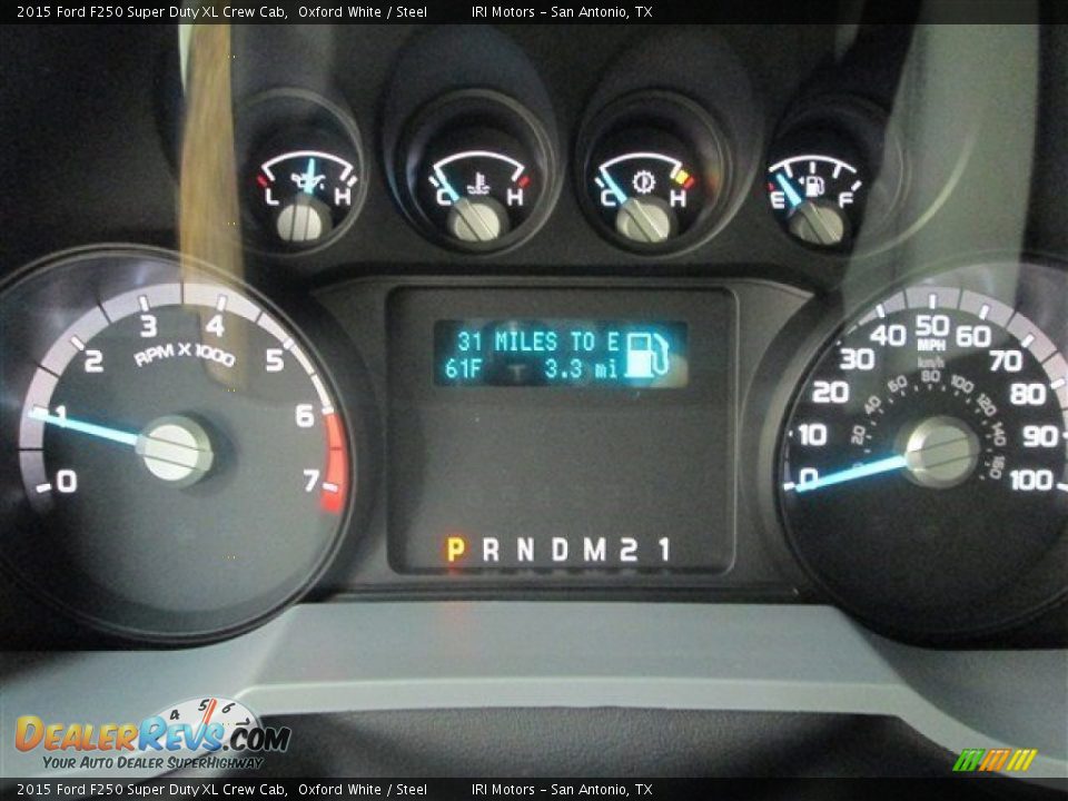 2015 Ford F250 Super Duty XL Crew Cab Oxford White / Steel Photo #17