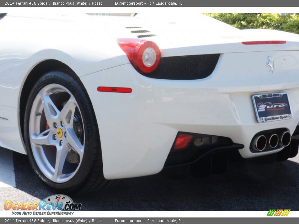 2014 Ferrari 458 Spider Bianco Avus (White) / Rosso Photo #41