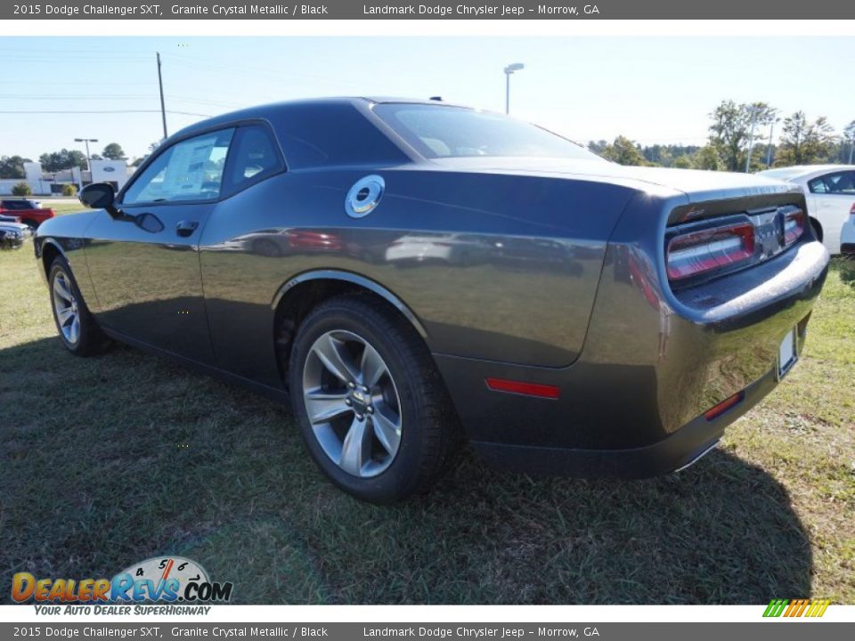 2015 Dodge Challenger SXT Granite Crystal Metallic / Black Photo #2