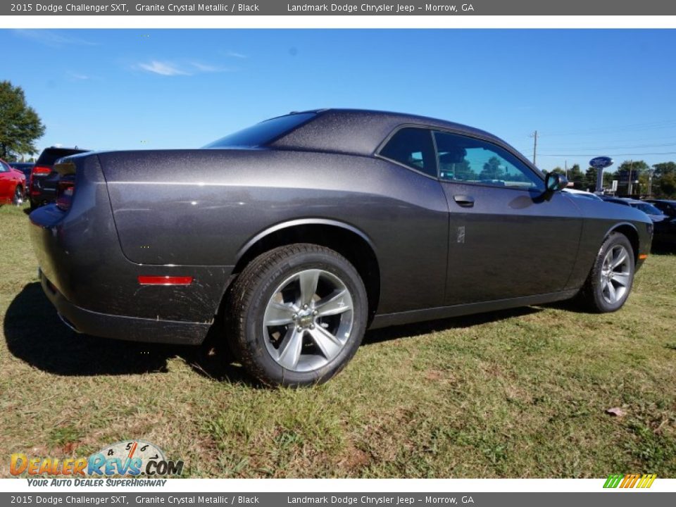 2015 Dodge Challenger SXT Granite Crystal Metallic / Black Photo #3
