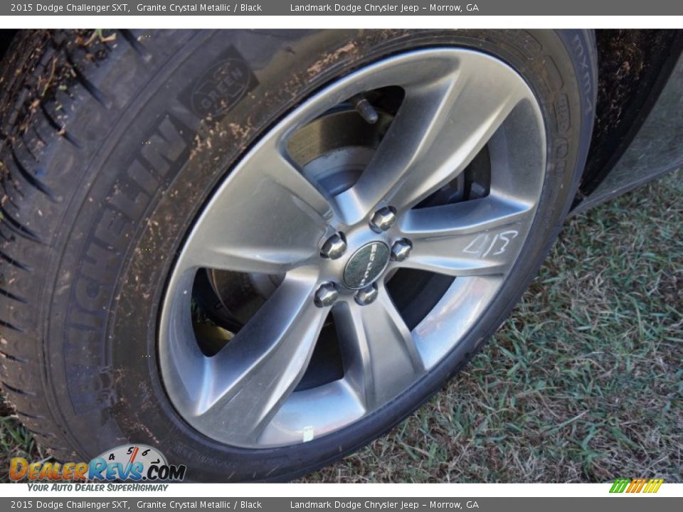 2015 Dodge Challenger SXT Granite Crystal Metallic / Black Photo #5